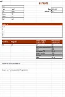 invoice easy pdf Screenshots 1