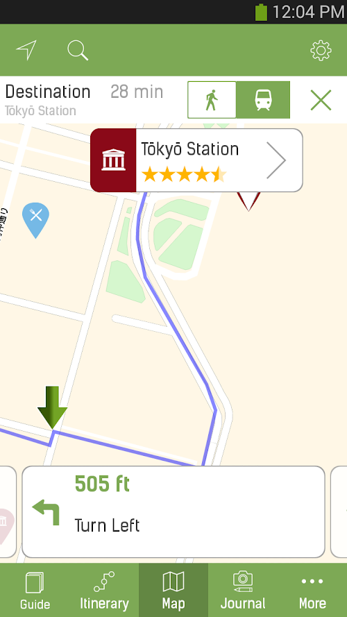 Android application Tokyo Travel Guide – mTrip screenshort