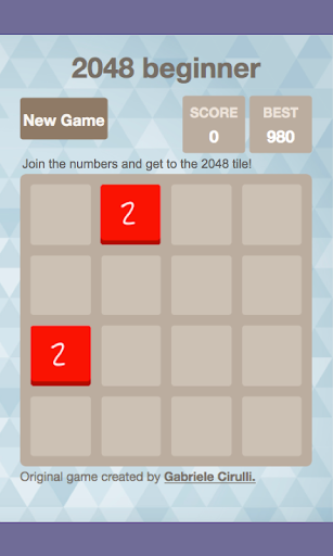 2048 Beginner