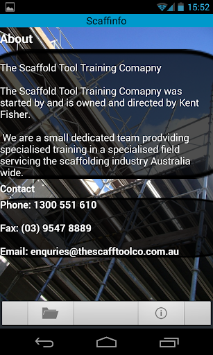 Scaffold Information