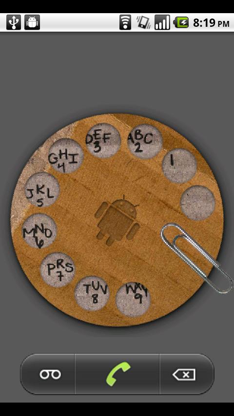 Rotary Dialer Screen 2