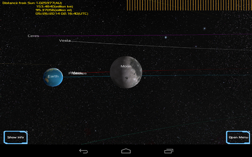 Solar System 3D Pro Screen 3
