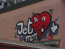 Jet Mon Heart Mural