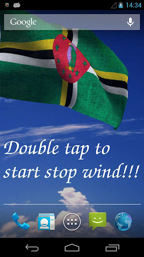 3D Dominica Flag LWP +