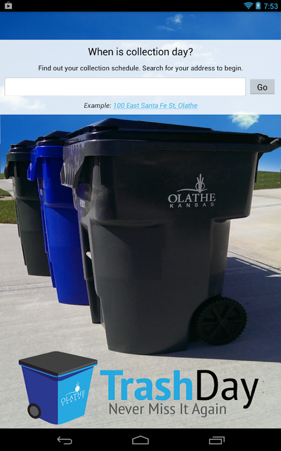 Olathe Trash Day Android Apps on Google Play