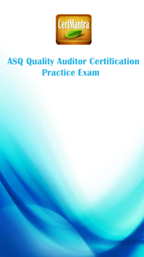 ASQ Quality Auditor Cert Prep