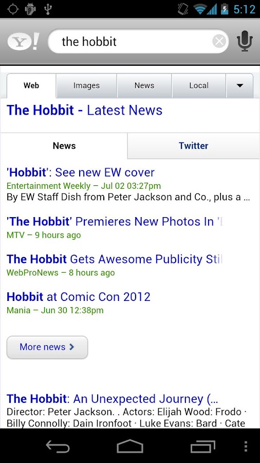 Yahoo Search Android Apps on Google Play