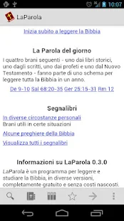 LaParola - la Bibbia italiana - screenshot thumbnail