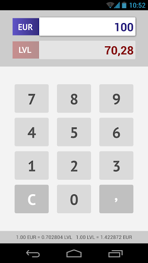 EUR Calculator