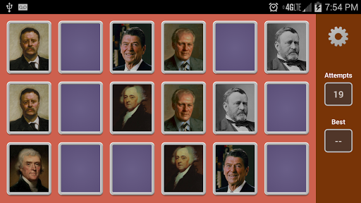 【免費教育App】Presidential Memory Match Lite-APP點子