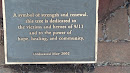 9/11 Plaque For The Fallen 