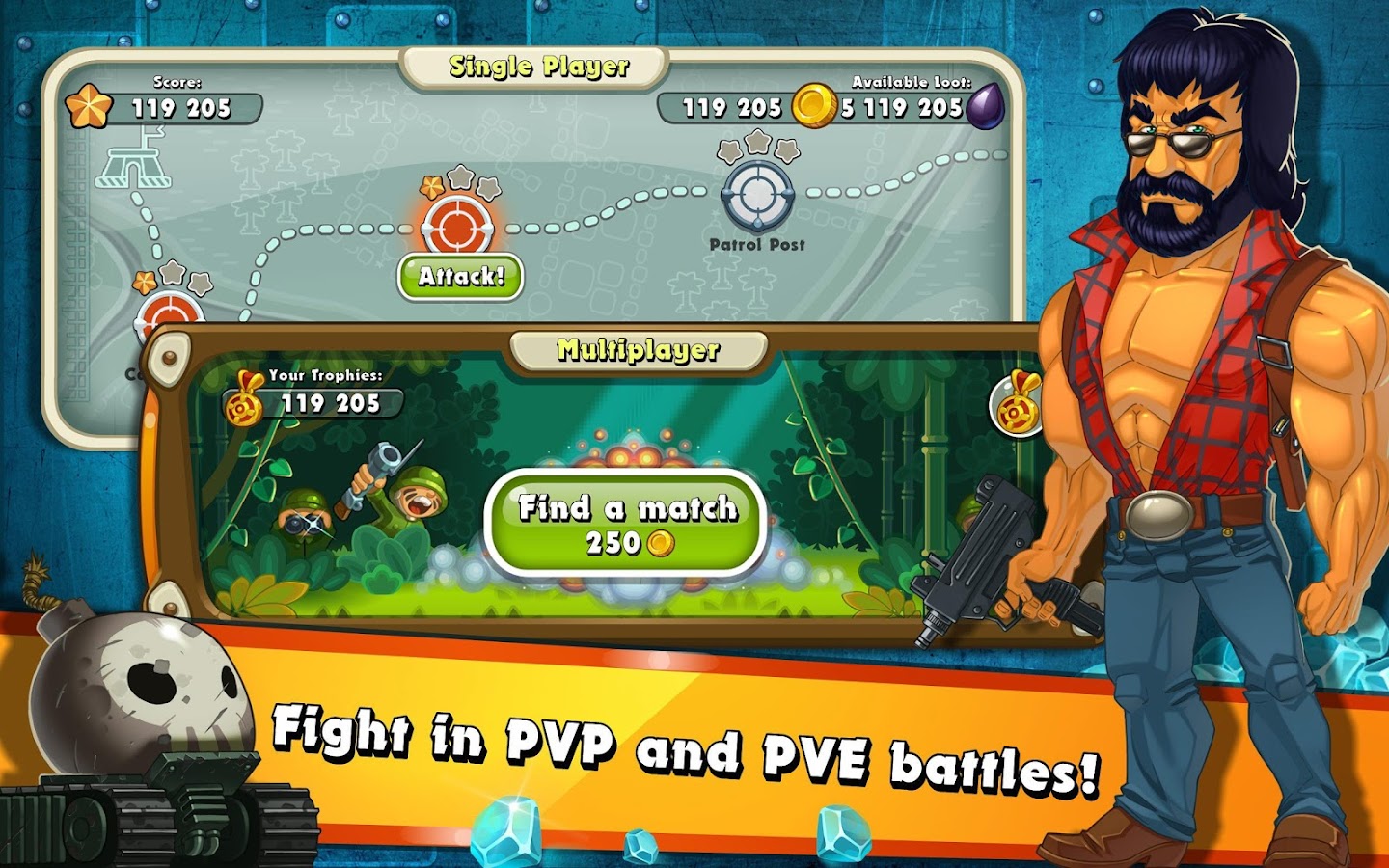 Jungle Heat War Of Clans Apl Android Di Google Play