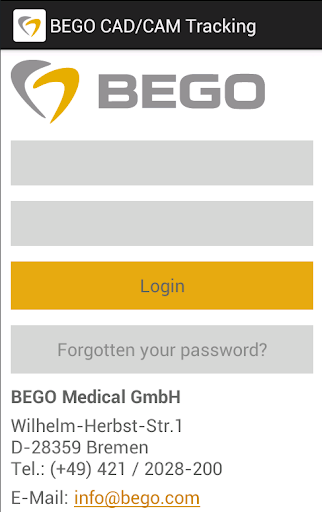 BEGO CAD CAM Tracking