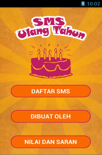 SMS Ulang Tahun