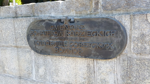 Tablica Cmentarza Bohaterow Radzieckich