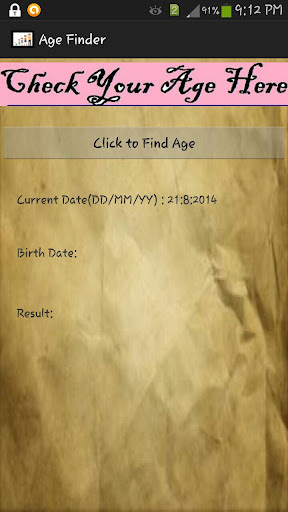 Age Finder