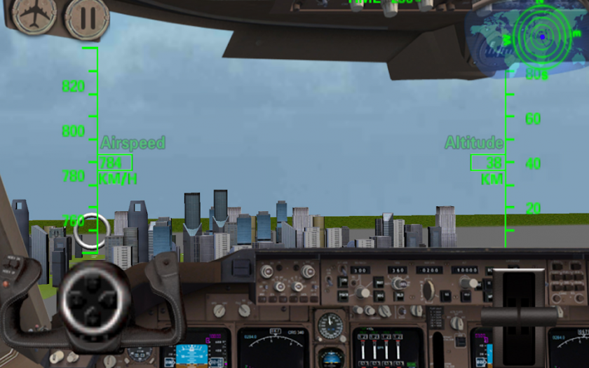 3D Airplane Flight Simulator Screen 3