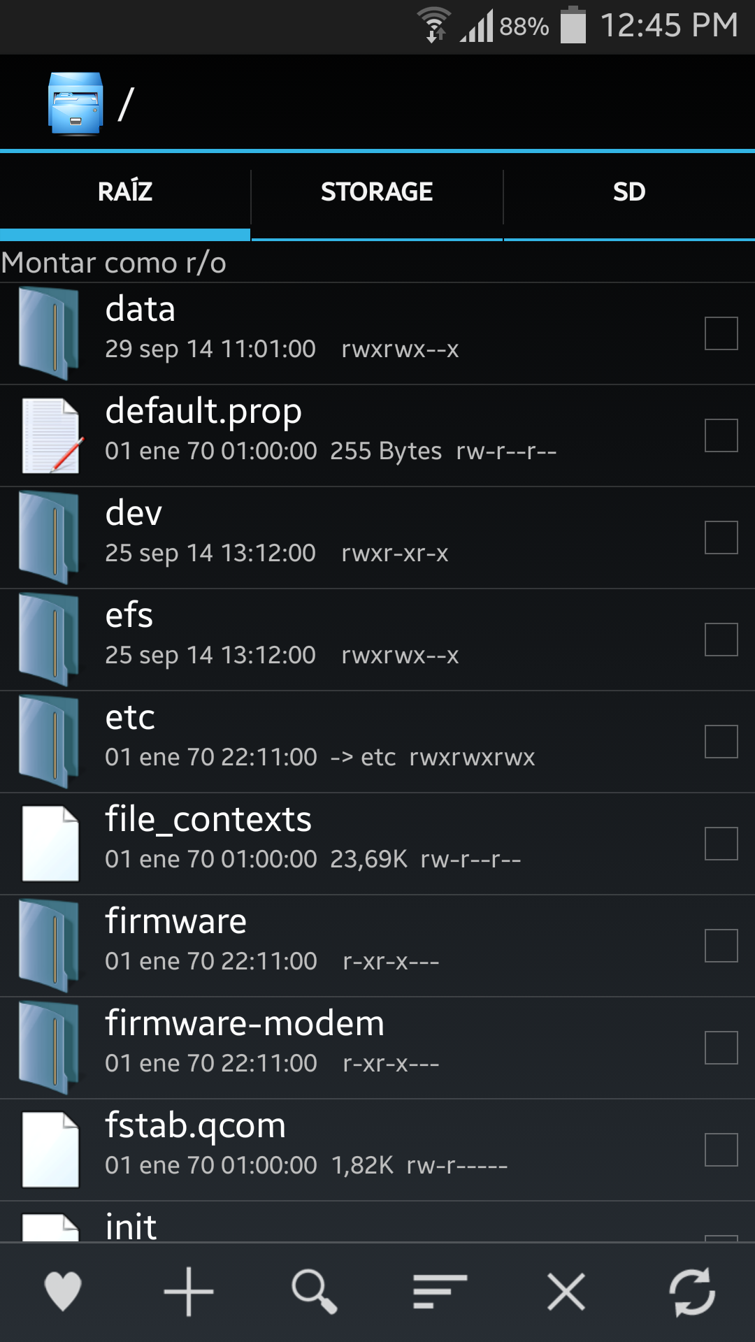 Android application Explorer screenshort