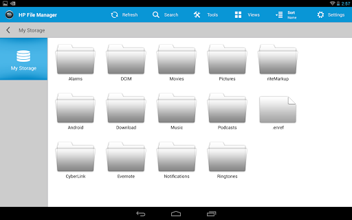 HP File Manager for Slate 21