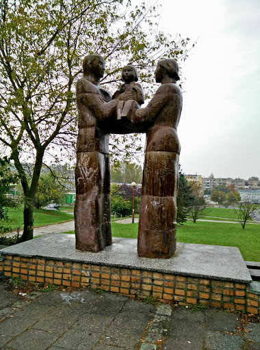 monument on Łużyckie housing e