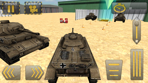 【免費賽車遊戲App】3D Army Tank Parking-APP點子