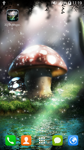 3D Live Wallpaper Mushroom