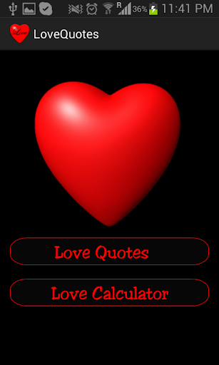 Love Quotes and Calculator