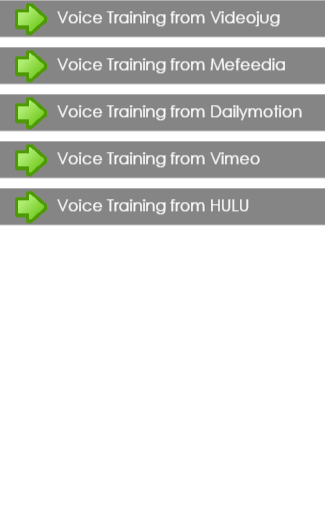 Voice Training For Mobile