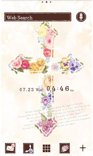 Floral Cross for[+]HOME