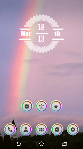 Rainbow Circles Icon Pack