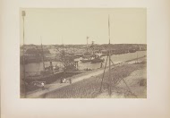 Het Noordzeekanaal in IJmuiden