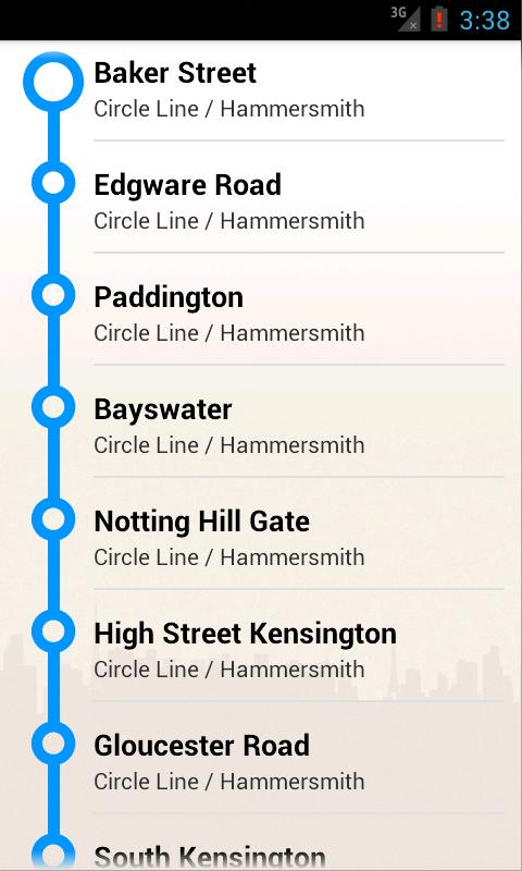 LONDON SUBWAY GUIDE PRO Screen 2
