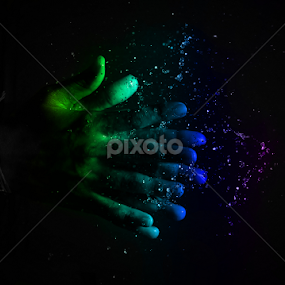 Coloured Wet Clap by DrArindam Ghosh - People Body Parts