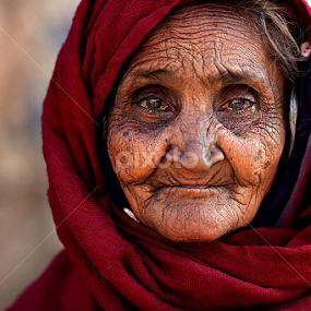 Red by Alessandro Bergamini - People Portraits of Women