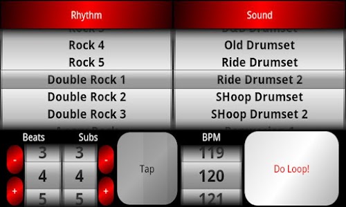 Android application Acoustic Drum Machine screenshort