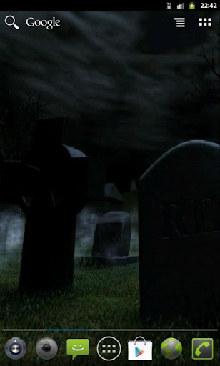 Foggy Graveyard Live Wallpaper