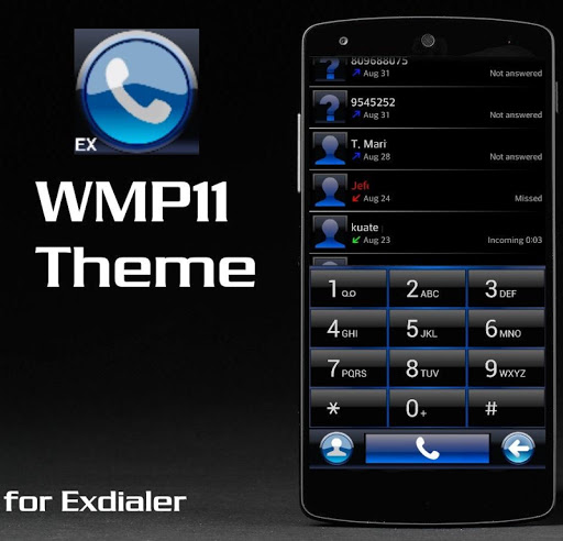 Theme for ExDialer WMP