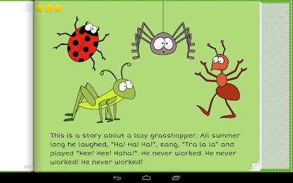 Ant and Grasshopper Storybook by TinyTap poster 3
