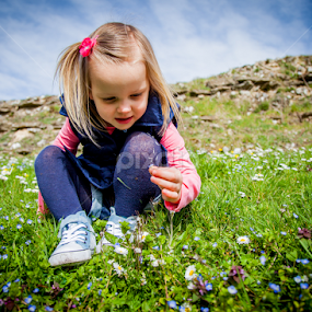 wild flowers by Sheena True - Babies & Children Children Candids