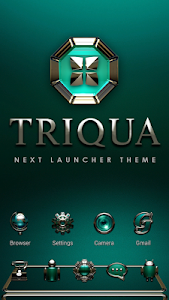 Screenshot Next Launcher Theme Triqua v2.40