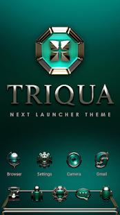 How to download Next Launcher Theme Triqua 3D 4.47 unlimited apk for bluestacks