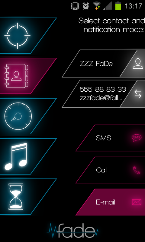    Fade: fall detector- screenshot  