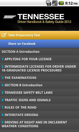 Tennessee Driver Handbook Free