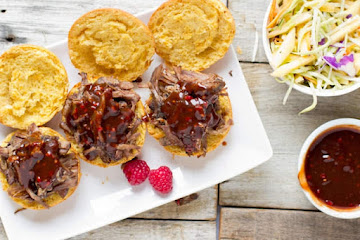 Raspberry BBQ Sliders