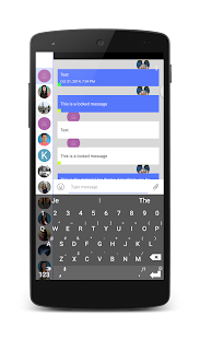Lastest EvolveSMS Material Bars Blue APK