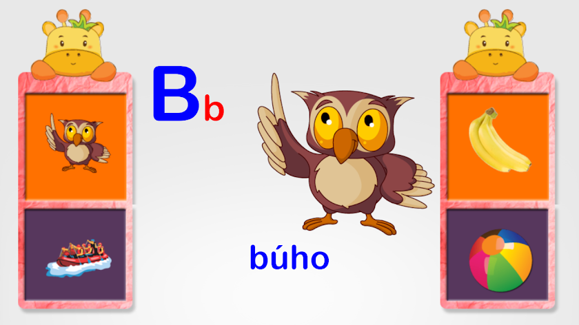 Kids Learn Spanish ABC Screen 2