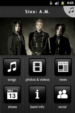 【免費音樂App】Sixx: A.M.-APP點子