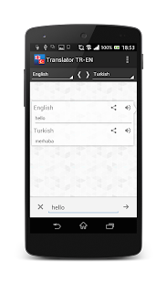 Lastest Turkish-English translator APK for Android