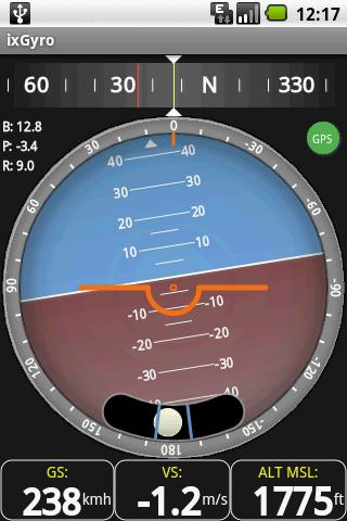 ixGyro Glass Cockpit Pro Screen 1