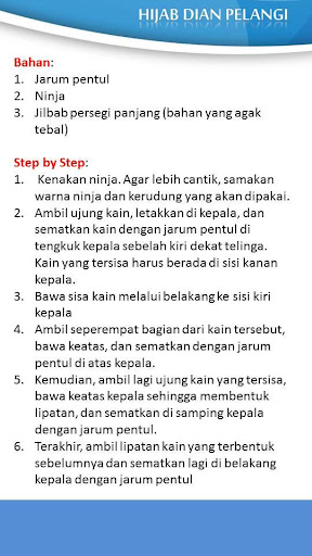 【免費書籍App】Tutorial Hijab Dian Pelangi-APP點子